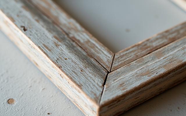 Cornice in legno invecchiato